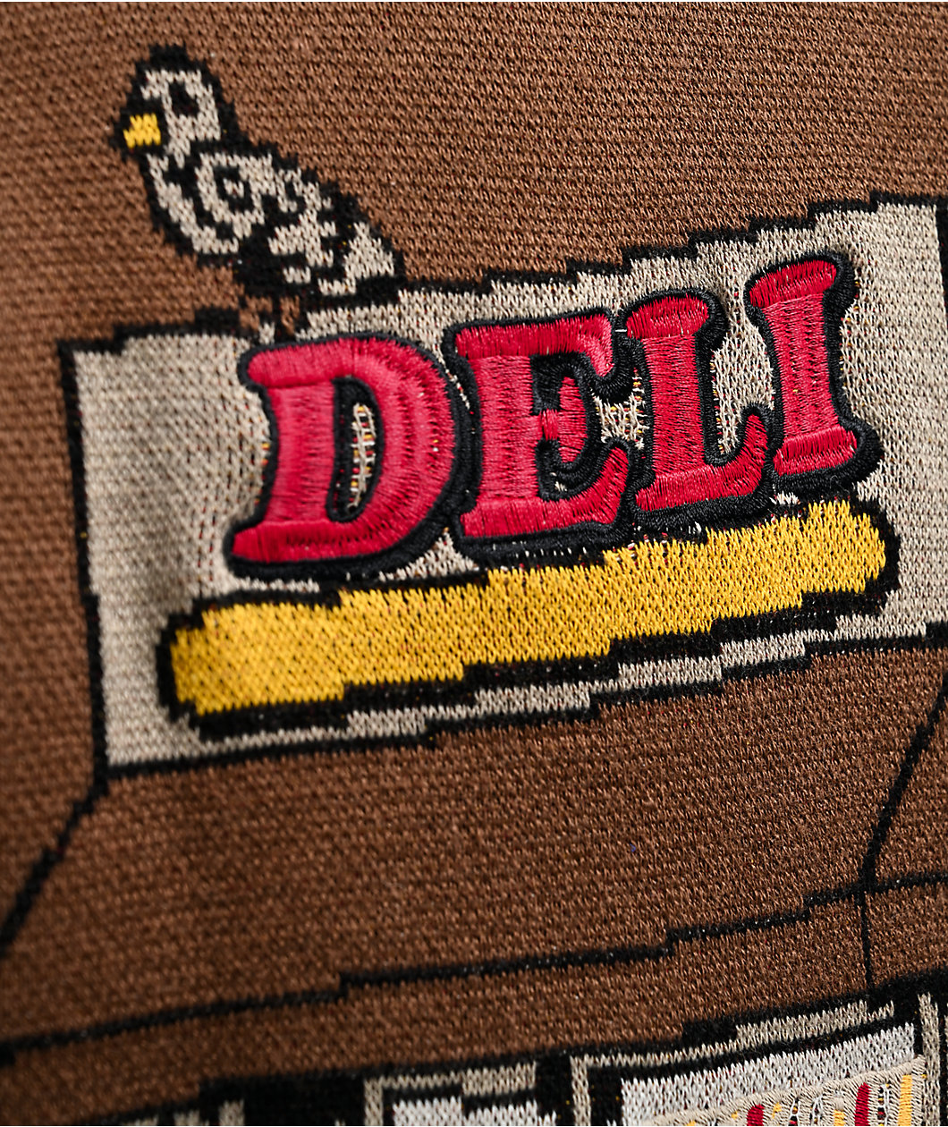 Empyre Sando Brown Crop Sweater