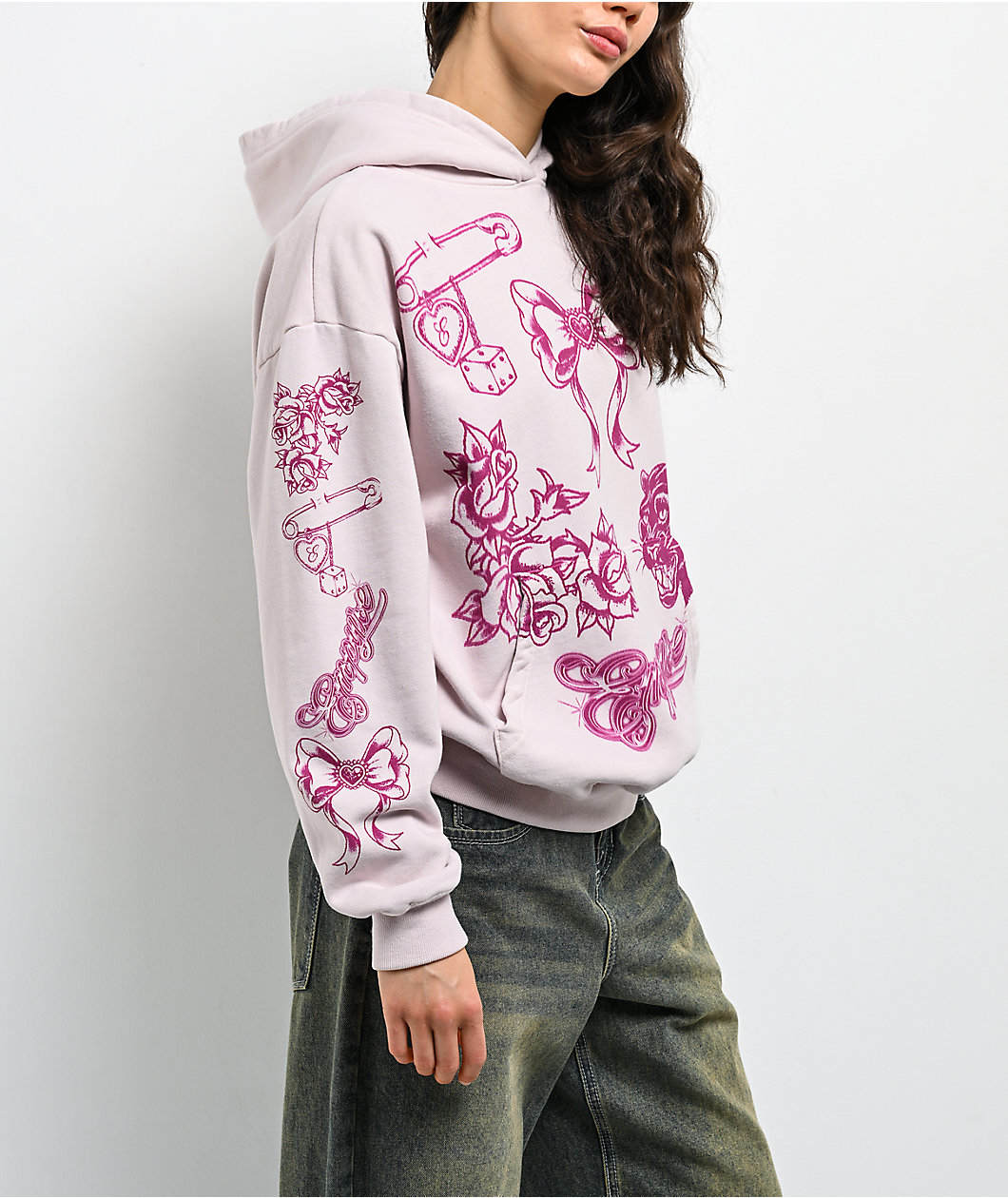 Empyre Scattered Pink Hoodie
