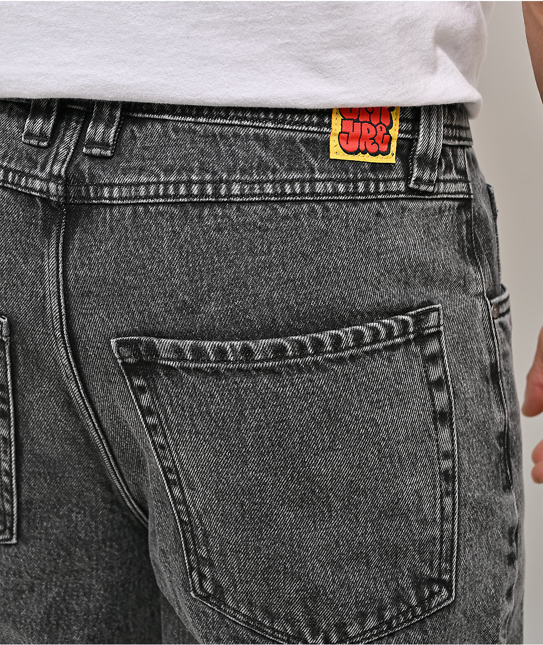 Empyre Scramble Black Wash Loose Fit Skate Jeans