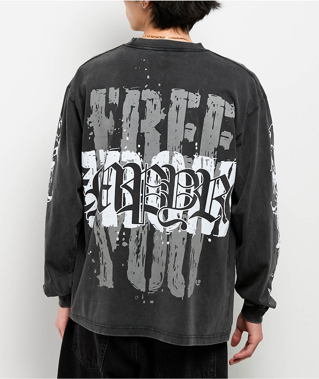 Empyre Scratch Vintage Black Long Sleeve T-Shirt