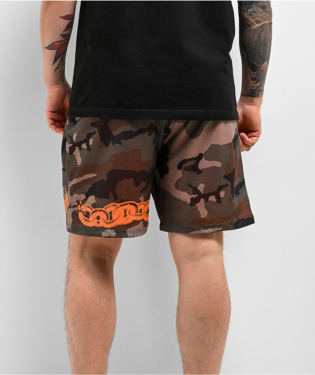 Empyre Seen It All Camo Mesh Shorts