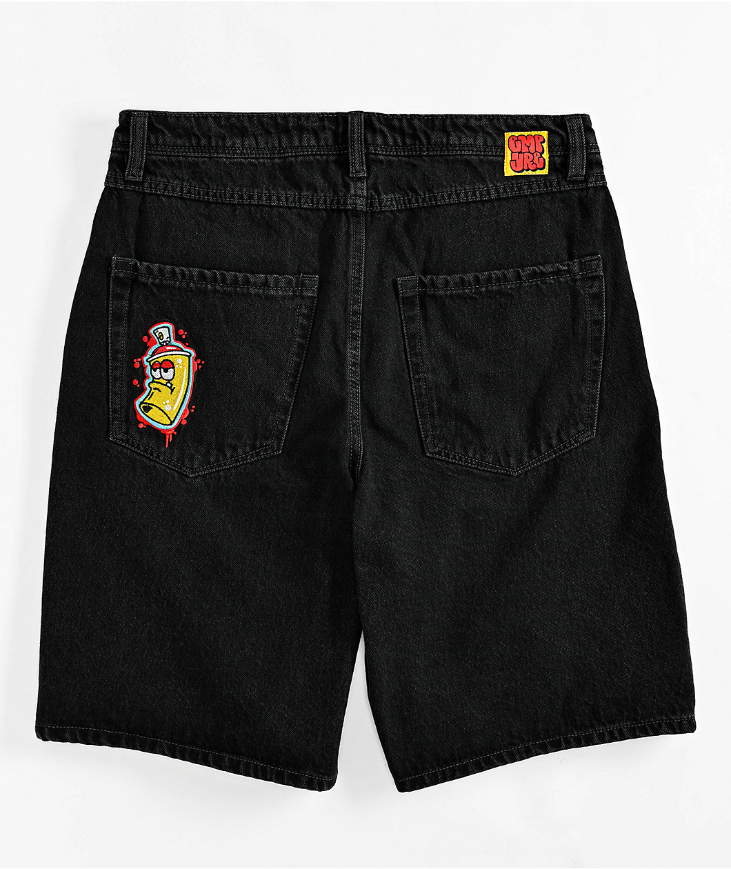 Empyre Shmutz Black Denim Skate Shorts