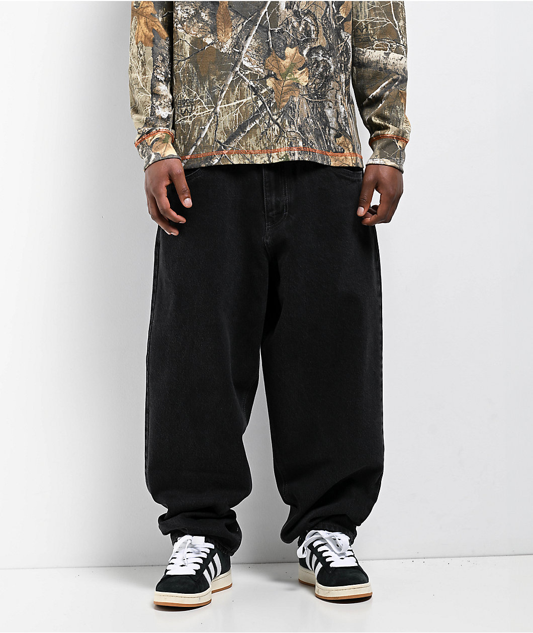 Product image for Empyre Shmutz Black Ultra Loose Skate Jeans