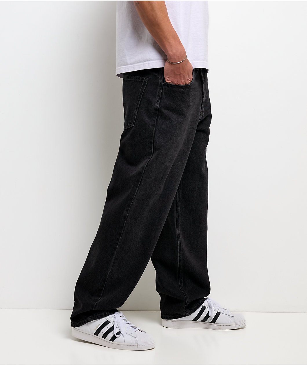 Empyre Shmutz Black Wash Loose Fit Skate Jeans