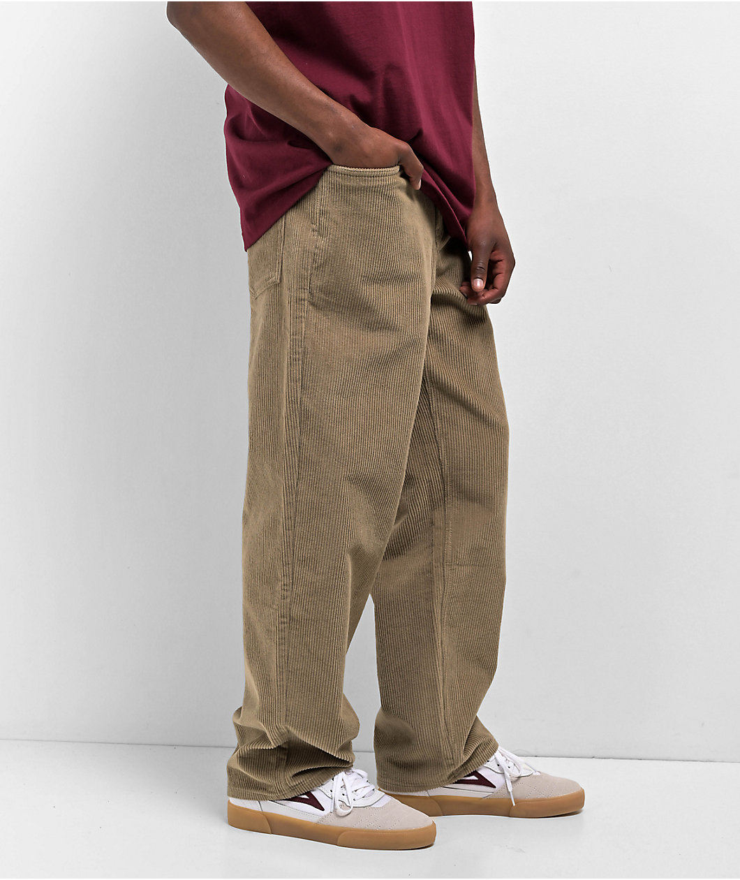 Empyre Skate Phone Khaki Corduroy Pants