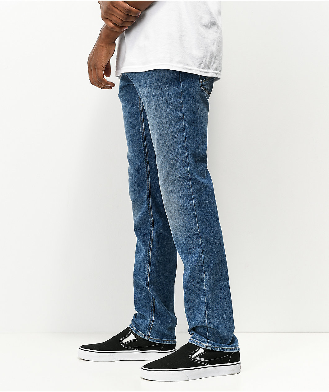 Empyre Skeletor Pally Blue Denim Skinny Jeans