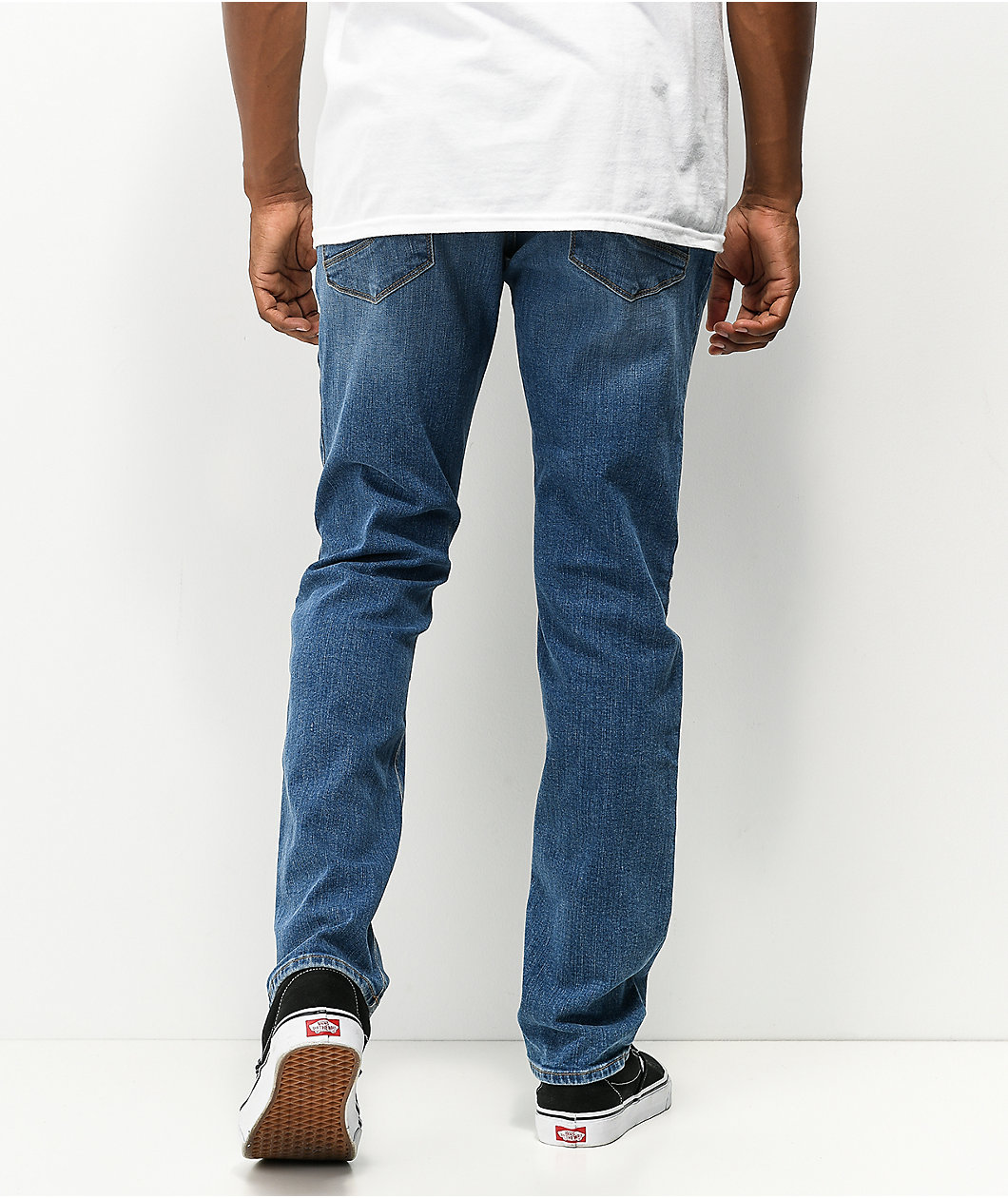Empyre Skeletor Pally Blue Denim Skinny Jeans