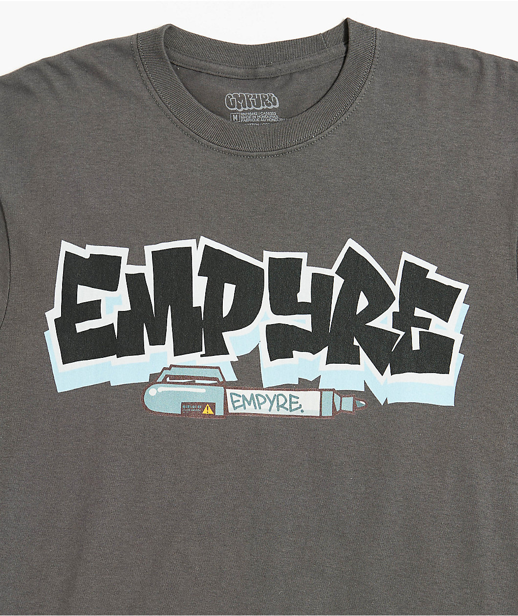 Empyre Slap 4 Charcoal Long Sleeve T-Shirt