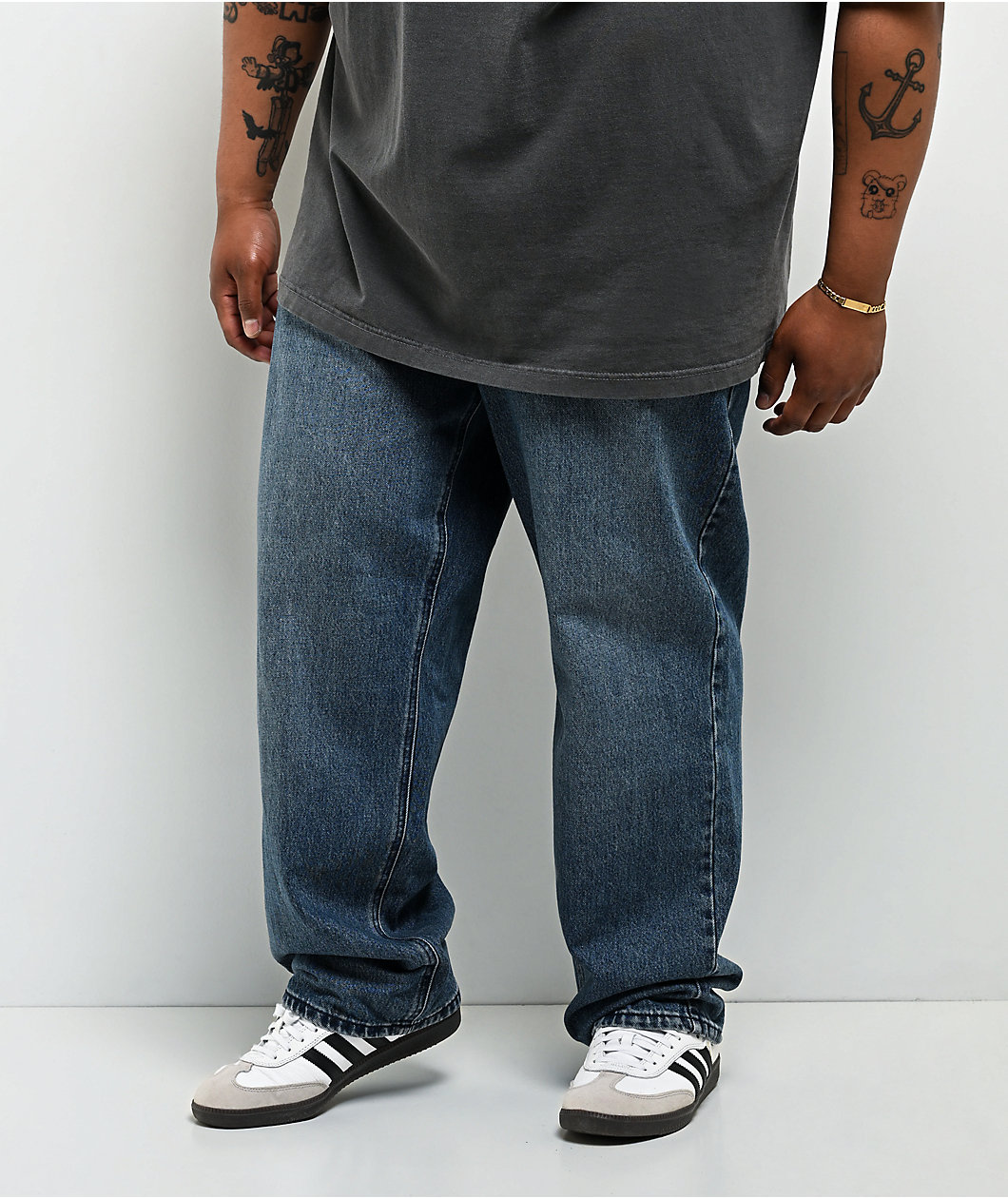 Empyre Spin Blue Wash Skate Jeans