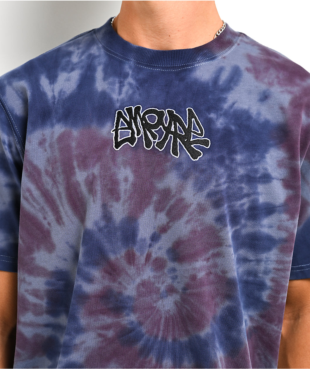Empyre Spun Out Blue Tie Dye T-Shirt