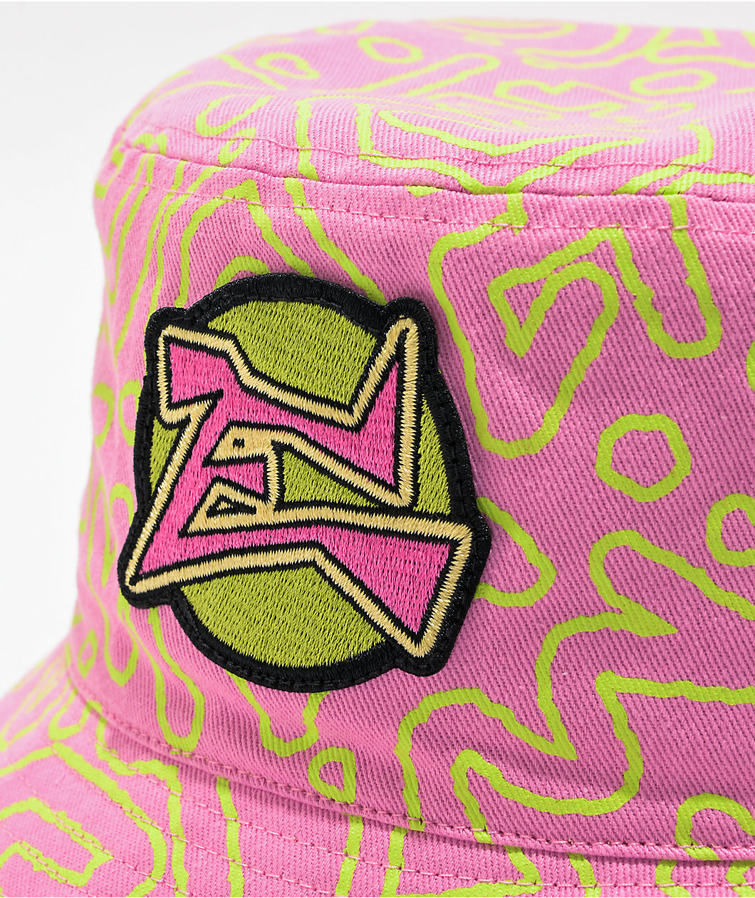 Empyre Squiggle Pink Bucket Hat