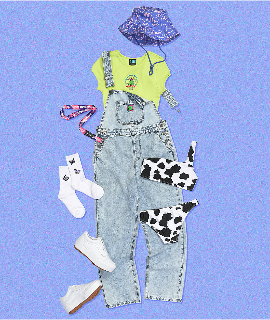 Empyre Suzie Light Wash Denim Overalls