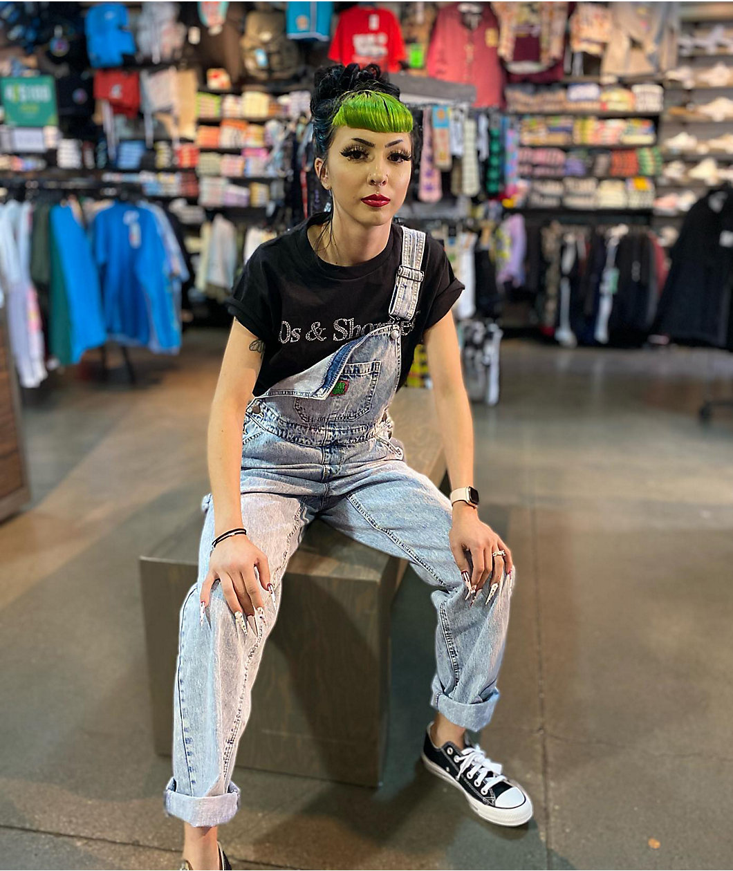 Empyre Suzie Light Wash Denim Overalls