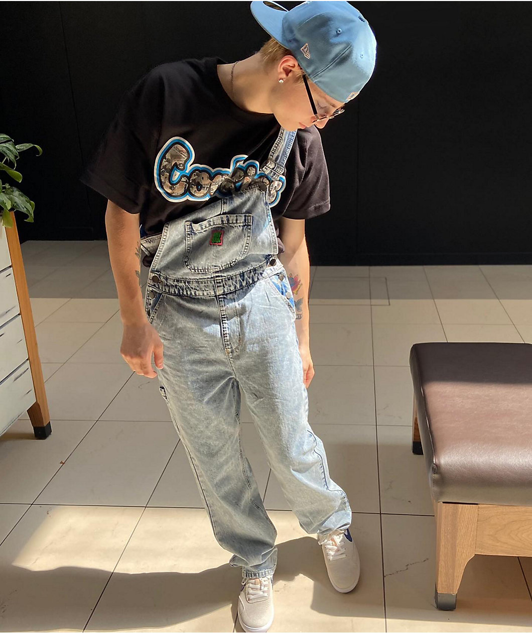 Empyre Suzie Light Wash Denim Overalls