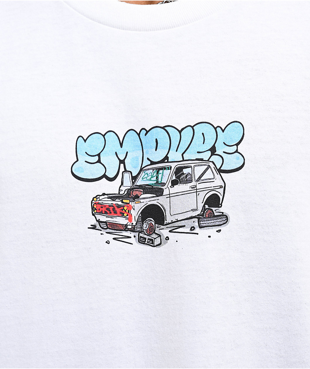 Empyre The Whip Long Sleeve White T-Shirt