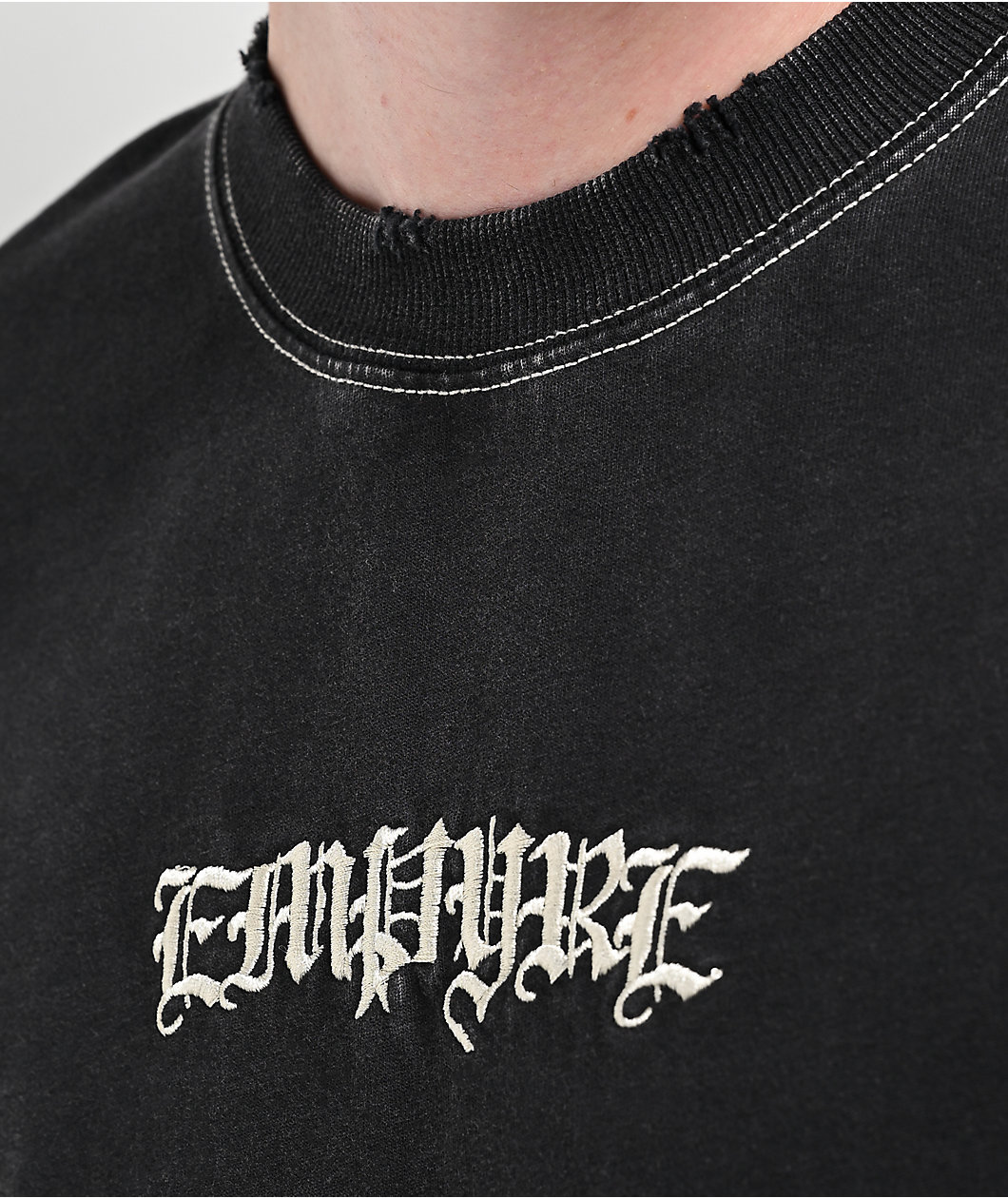 Empyre Throne Distressed Black T-Shirt