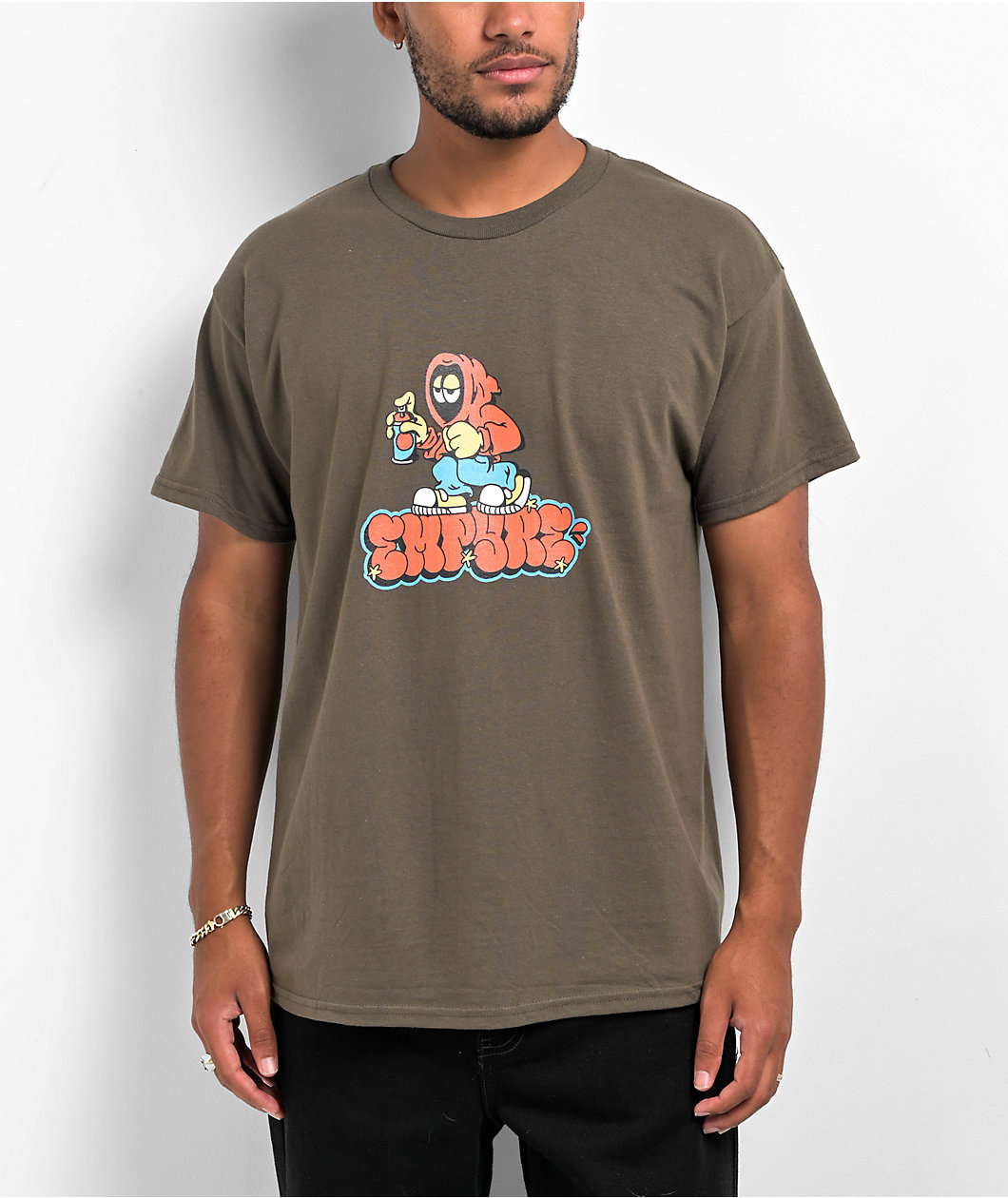 Empyre Throwne Olive T-Shirt