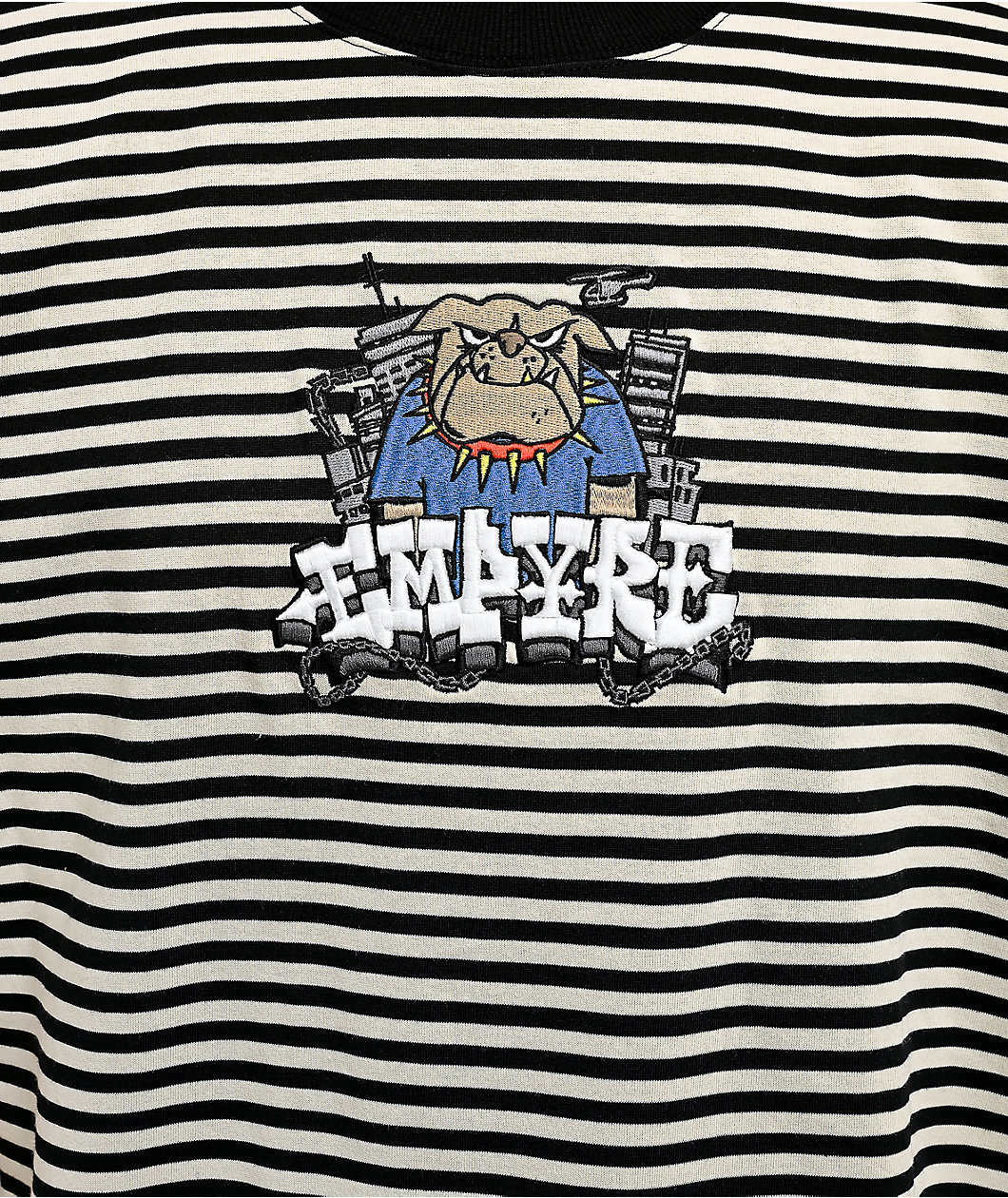 Empyre Tiny Tim Stripe Black & White T-Shirt