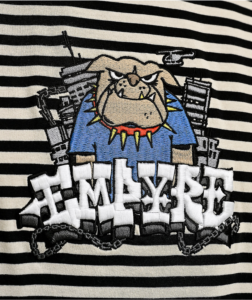 Empyre Tiny Tim Stripe Black & White T-Shirt