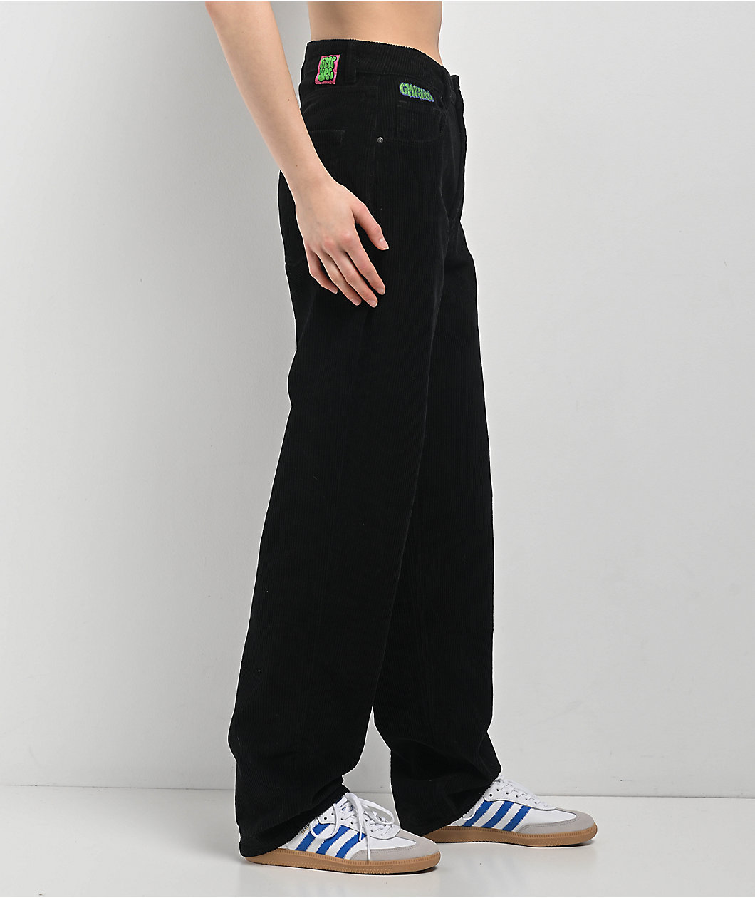 Empyre Tori 90s Black Corduroy Skate Pants
