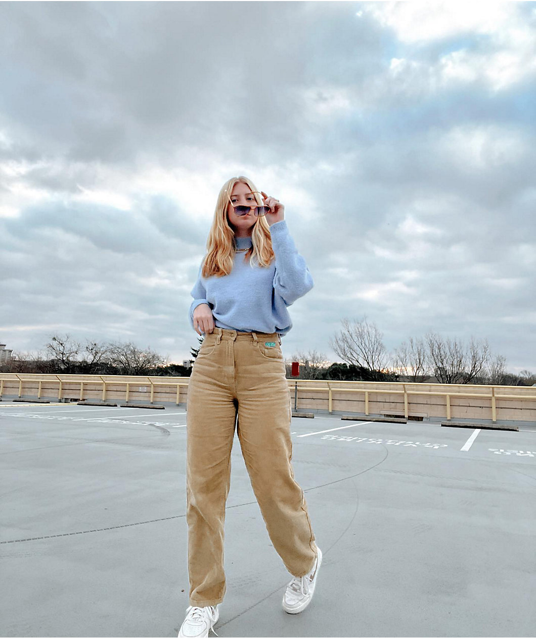 Empyre Tori 90s Khaki Corduroy Skate Pants
