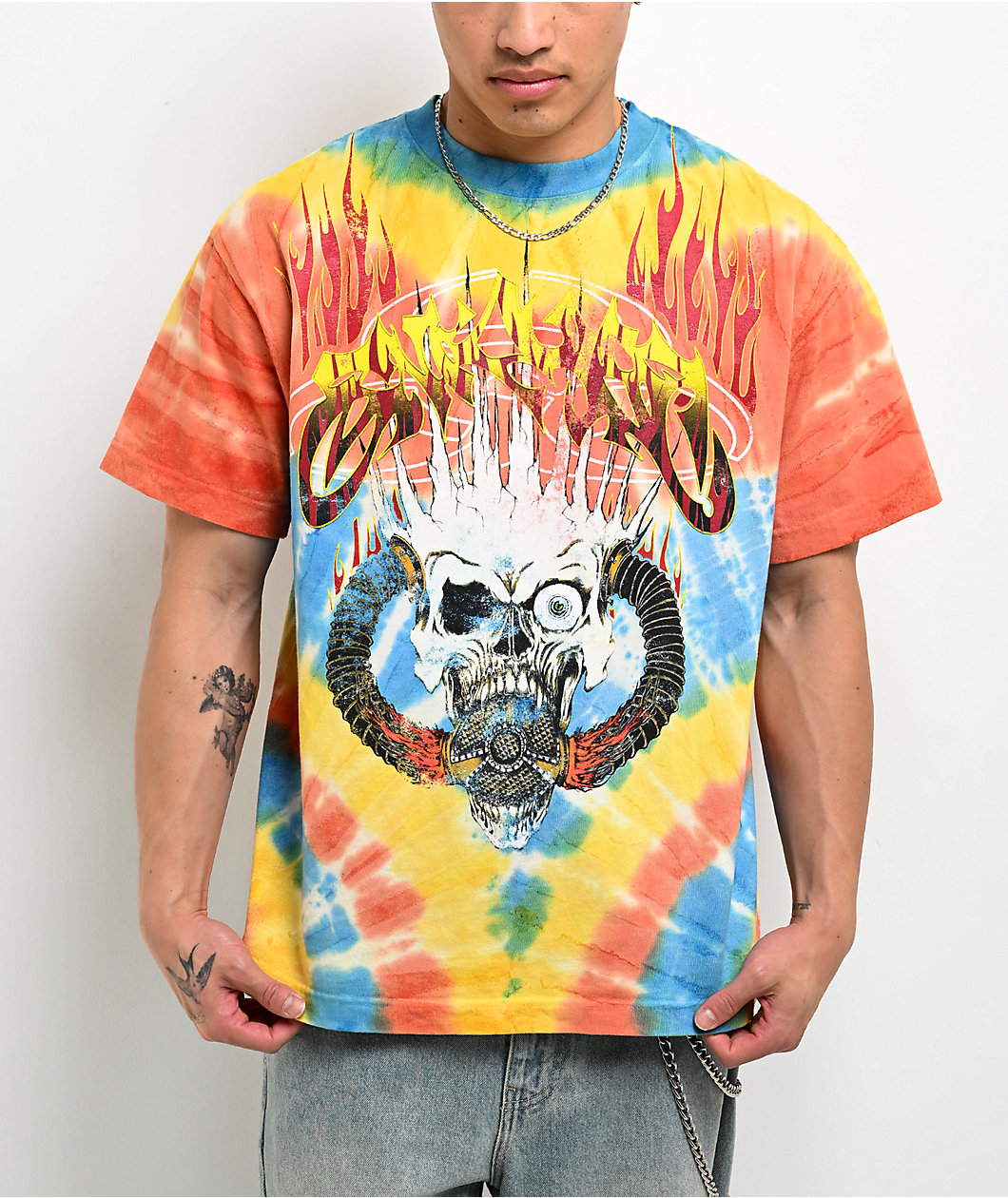 Empyre Toxic Skelly Tie Dye T-Shirt