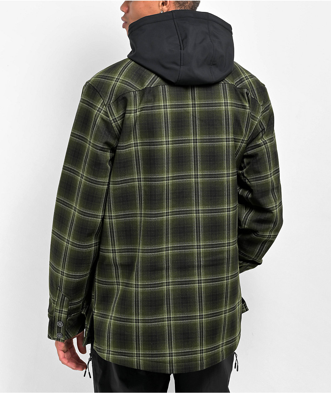 Empyre Traversed Green & Black Plaid 10K Snowboard Jacket 2024