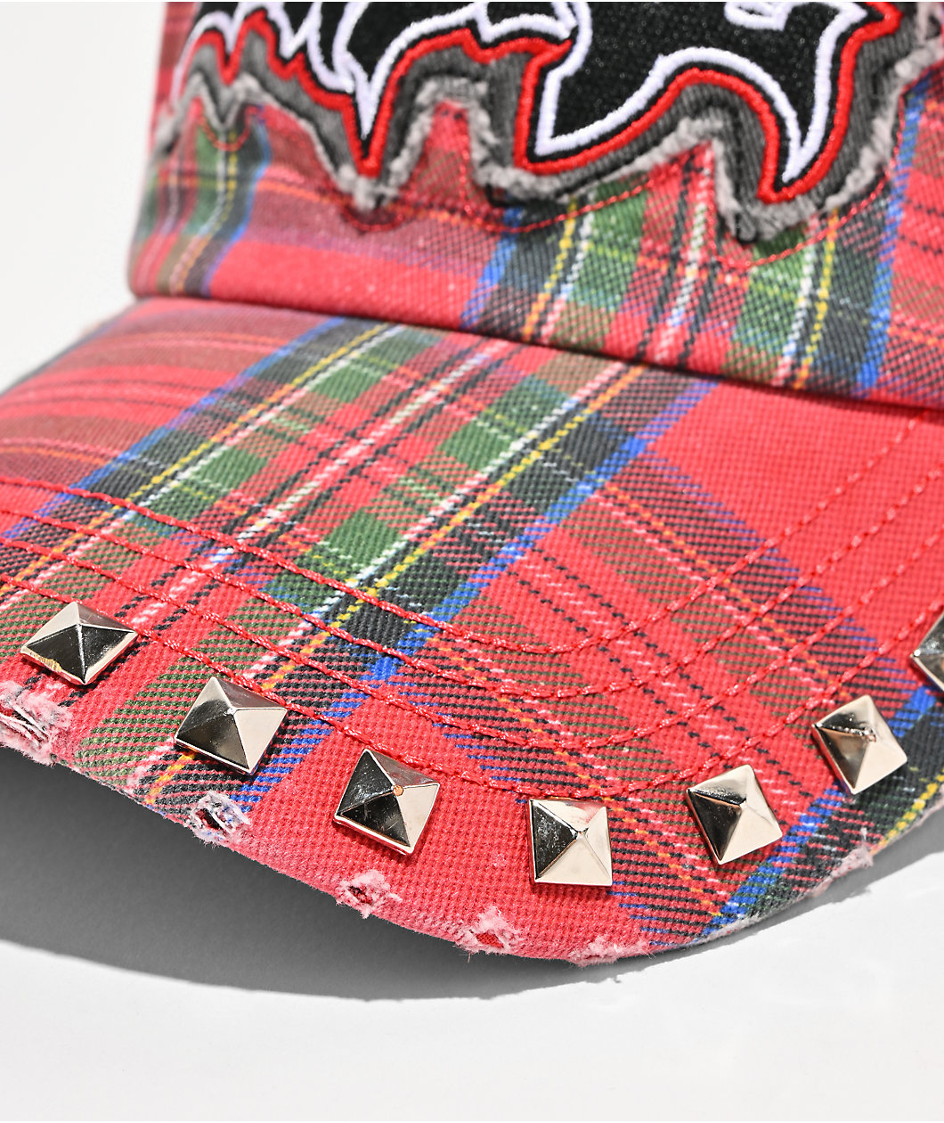 Empyre Tripp Plaid Red Strapback Hat