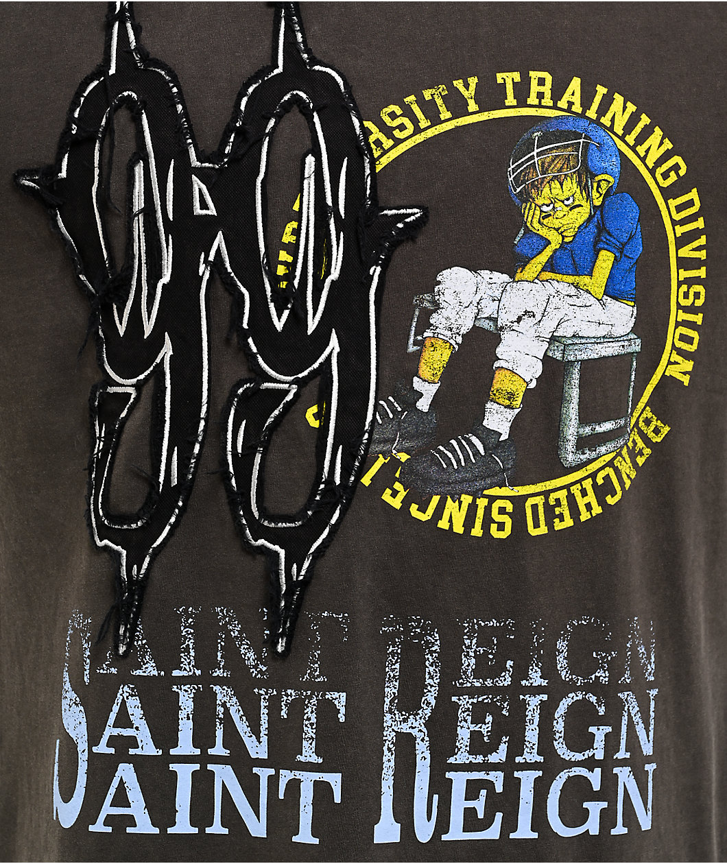 Empyre Tuff Stuff Dark Grey Boxy T-Shirt