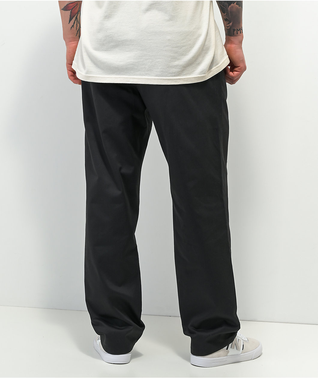 Empyre Tyson Loose Fit Black Elastic Waist Skate Pants