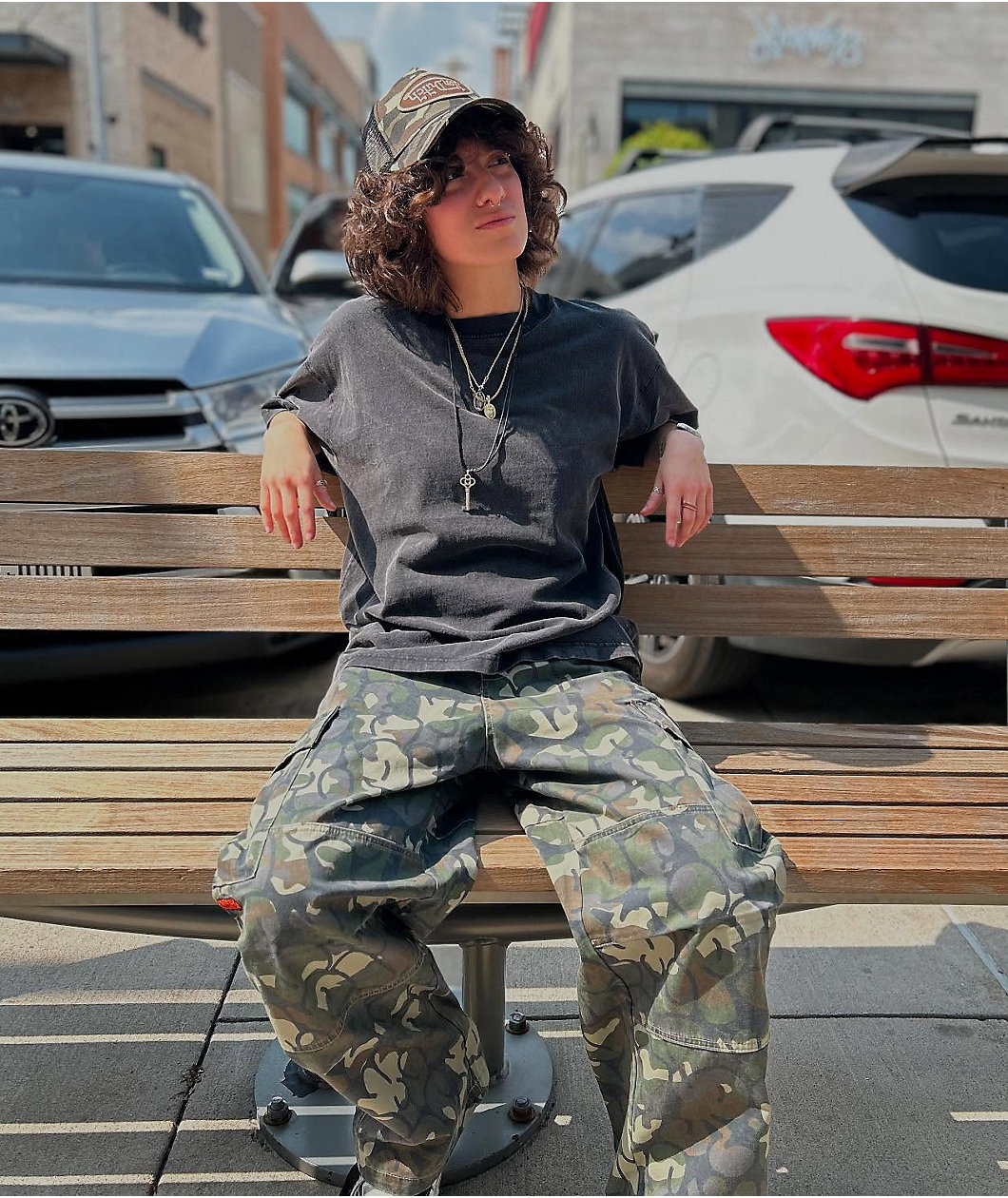 Empyre Ultra Loose Handstyle Cargo Camo Skate Pants