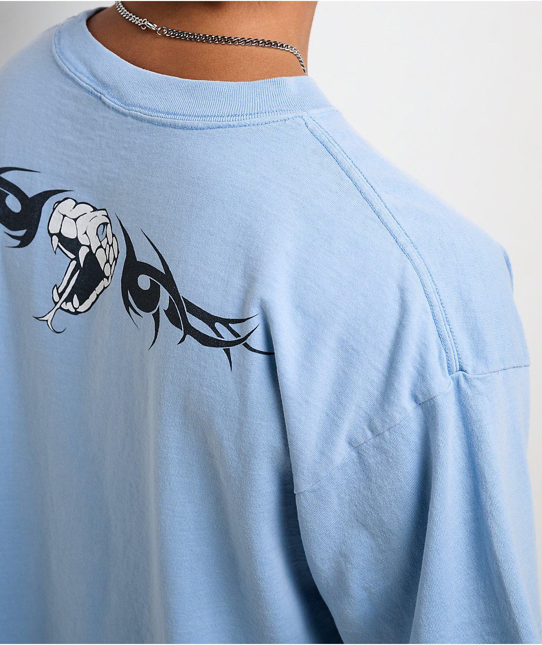 Empyre Venue Baby Blue Wash Boxy T-Shirt