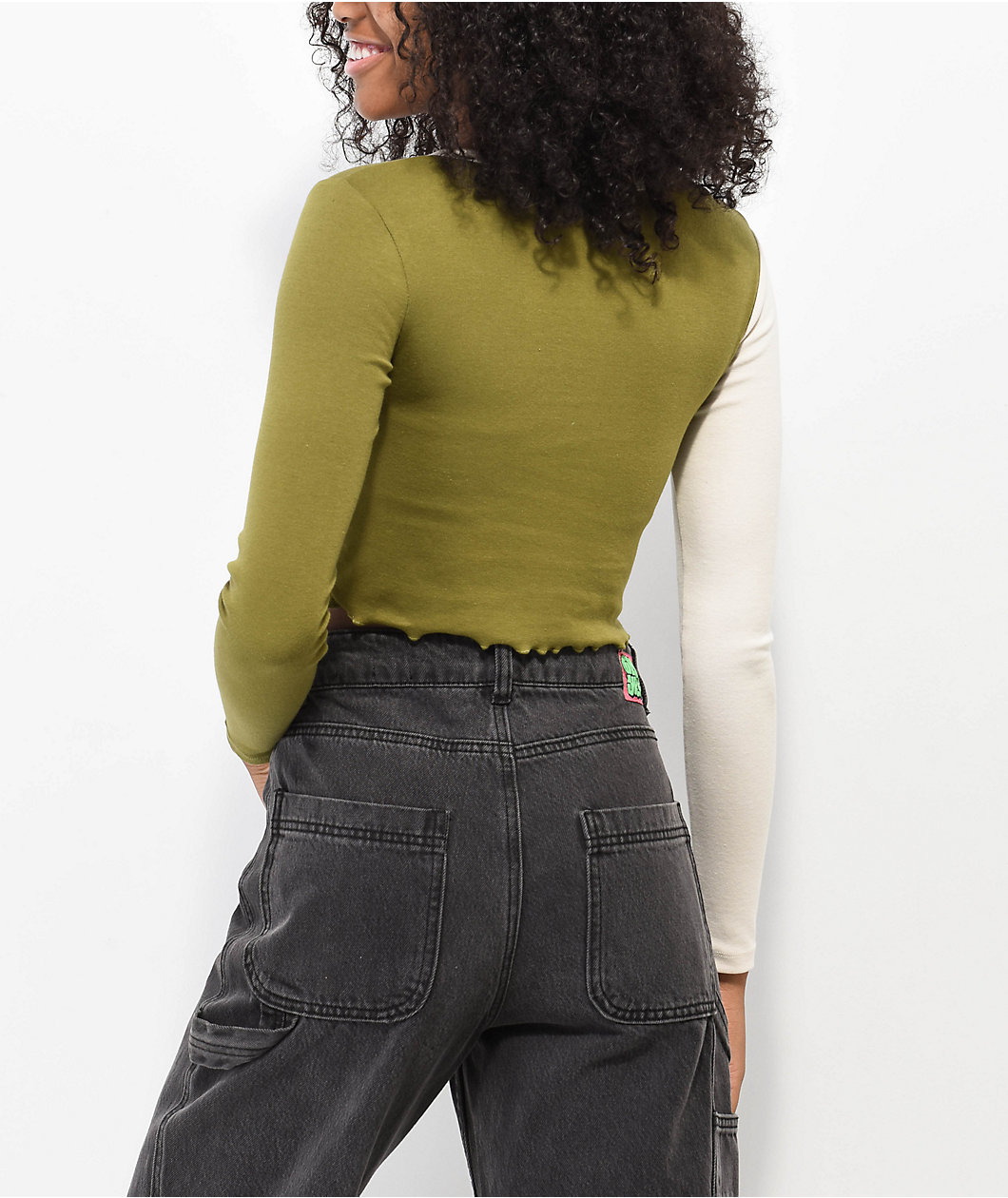 Empyre Verona Colorblock Long Sleeve Button Up Shirt