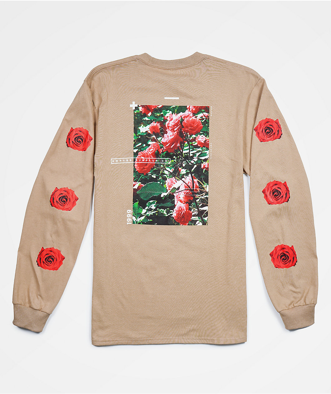 Empyre Vertigo Rose Natural Long Sleeve T-Shirt