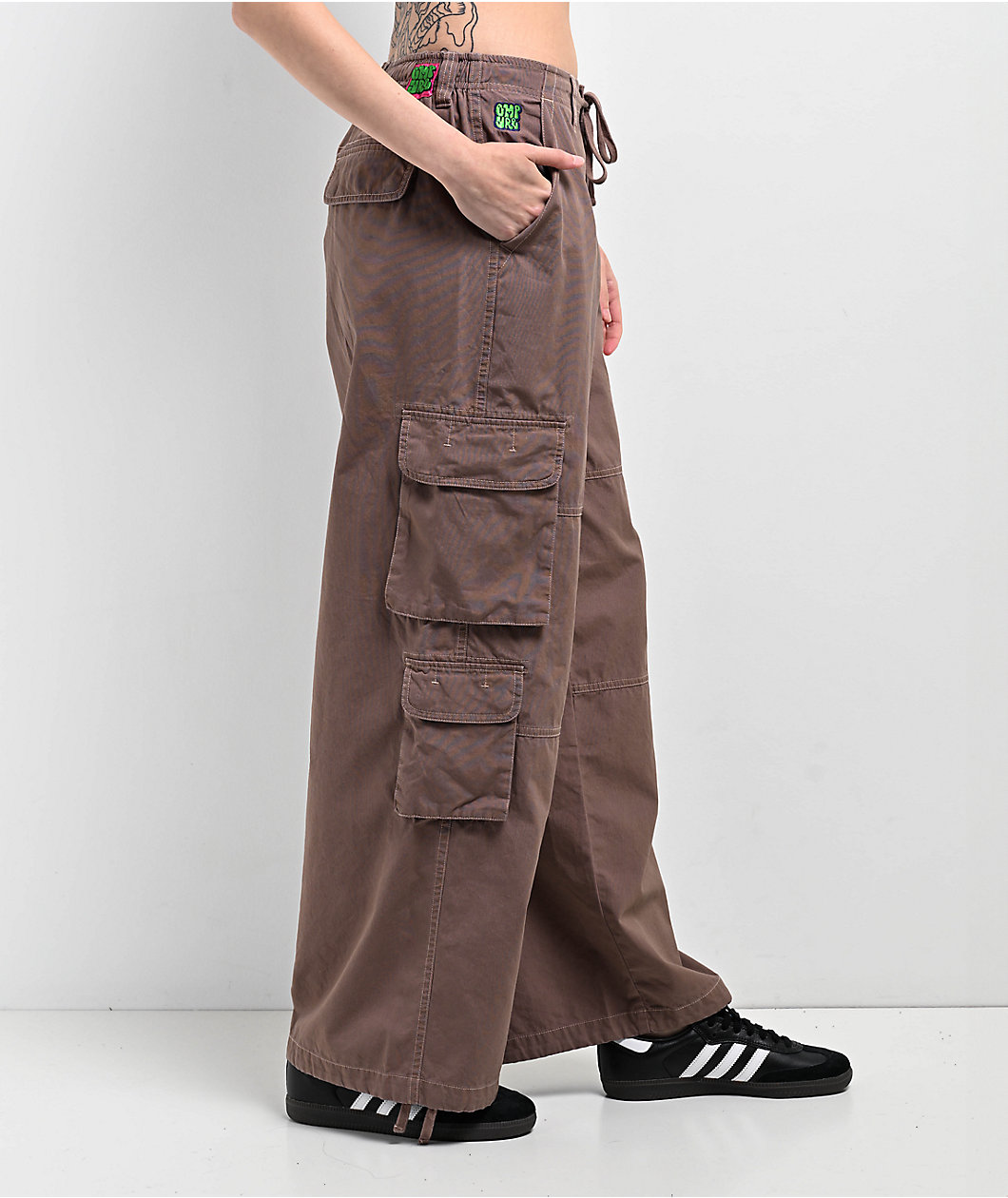 Empyre Vida Deep Taupe Cargo Pants