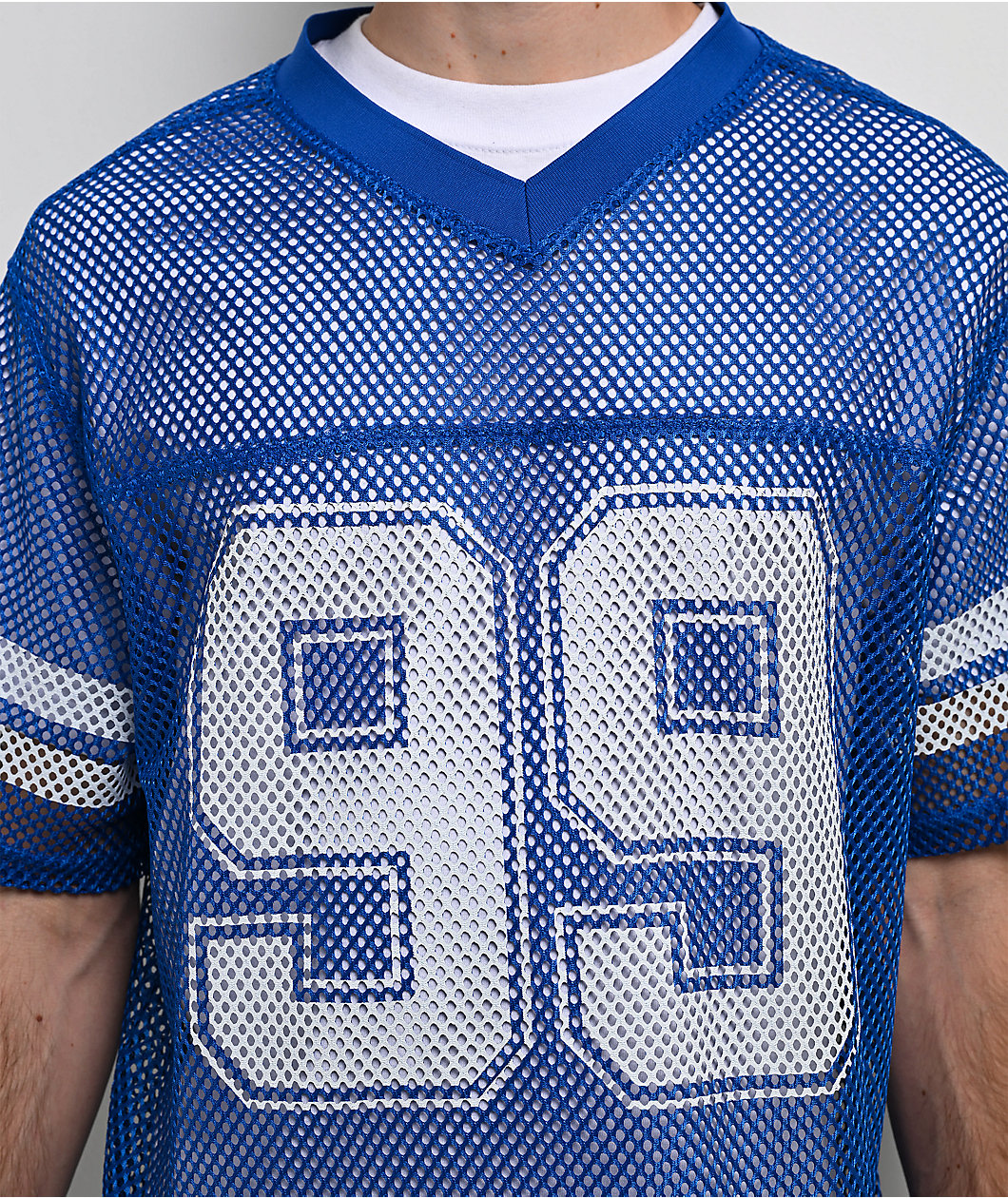 Empyre Warm Up Blue Crop Football Jersey