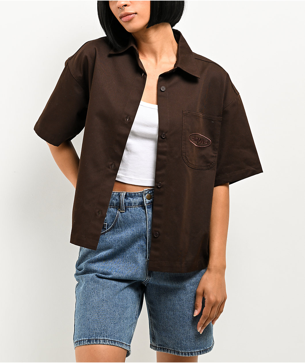 Empyre Wesley Brown Short Sleeve Shirt