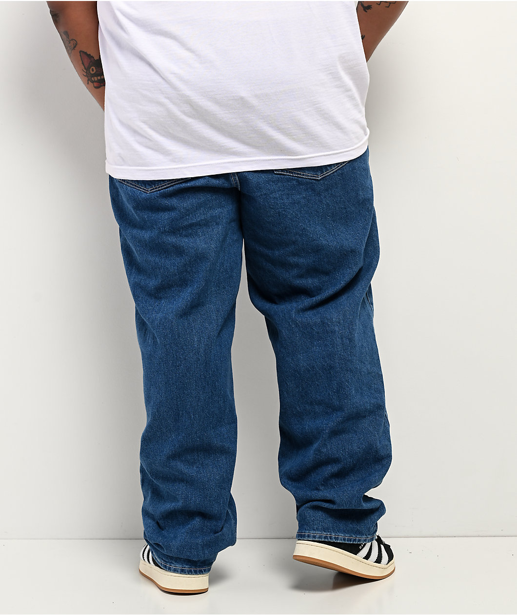 Empyre Wheelie Blue Loose Fit Skate Jeans