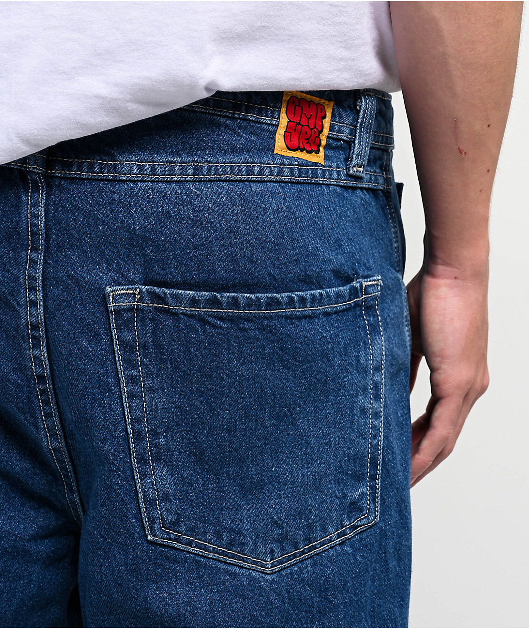 Empyre Wheelie Blue Loose Fit Skate Jeans