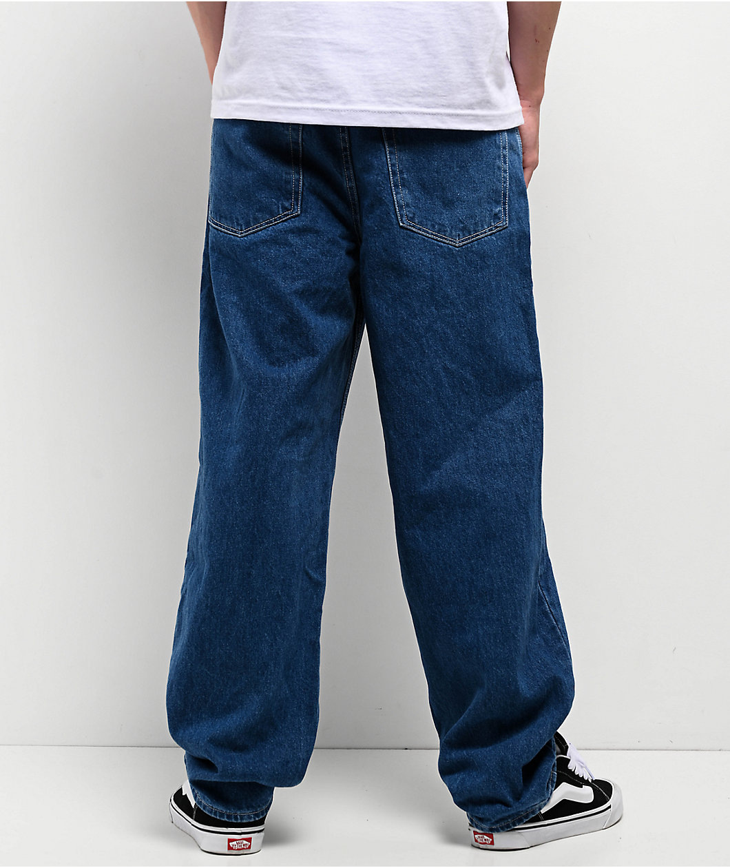 Empyre Wheelie Blue Loose Fit Skate Jeans