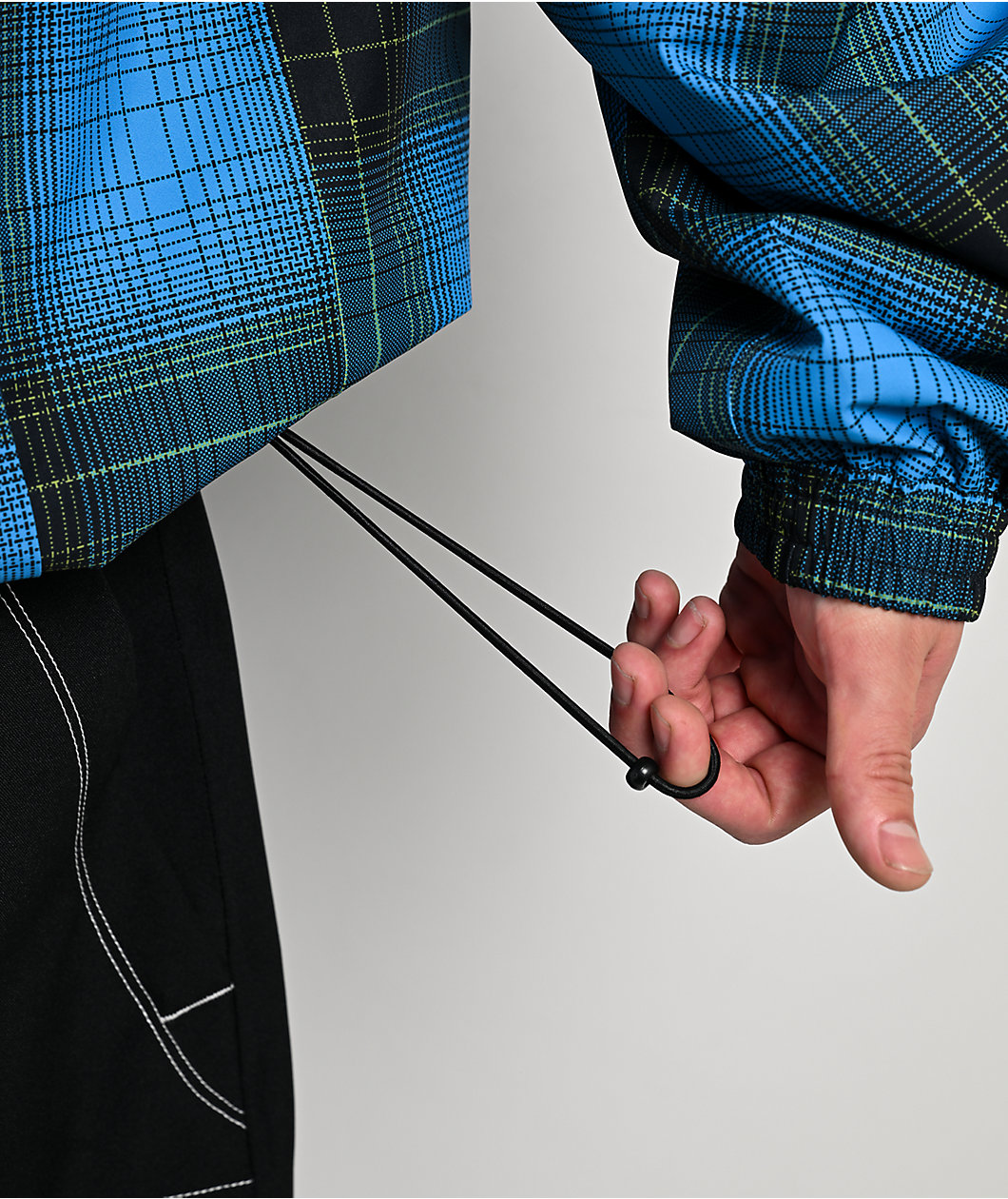 Empyre Wildwood Blue Plaid 10K Snowboard Jacket