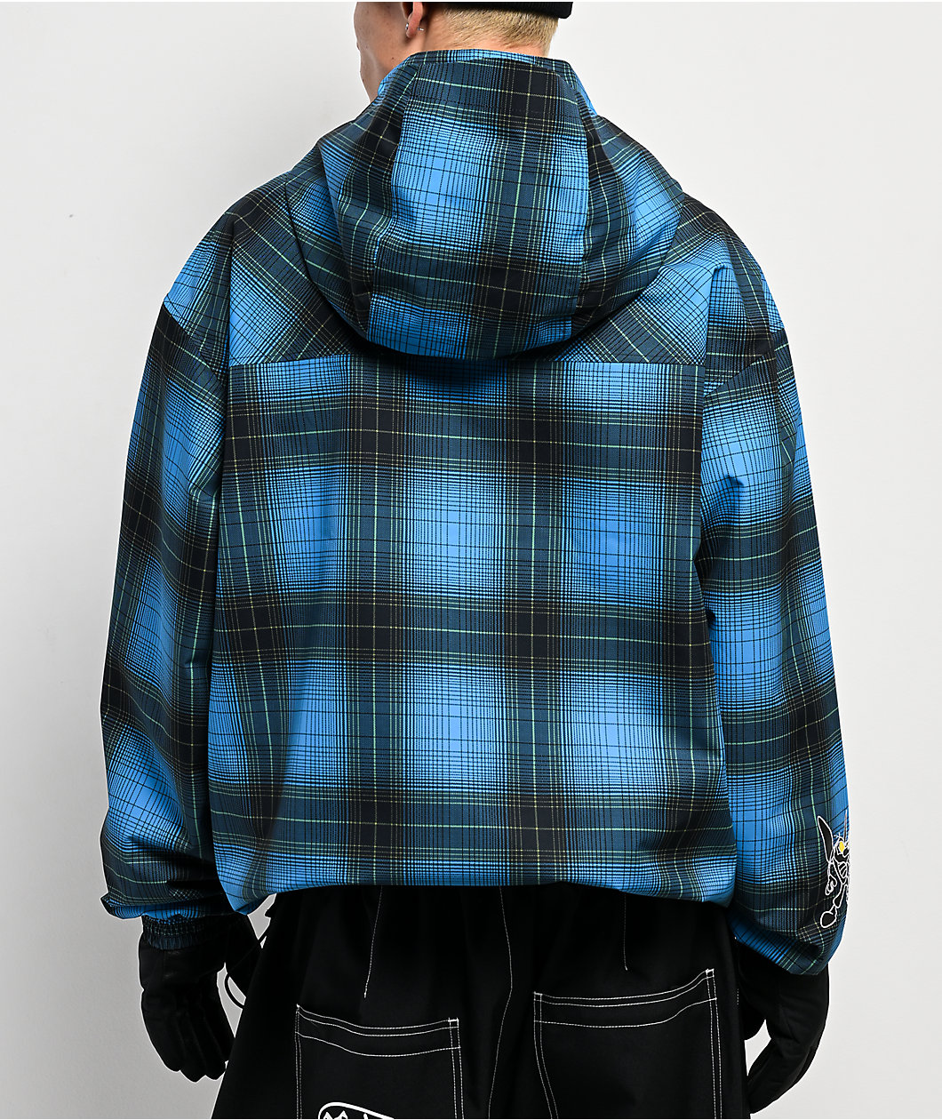 Empyre Wildwood Blue Plaid 10K Snowboard Jacket