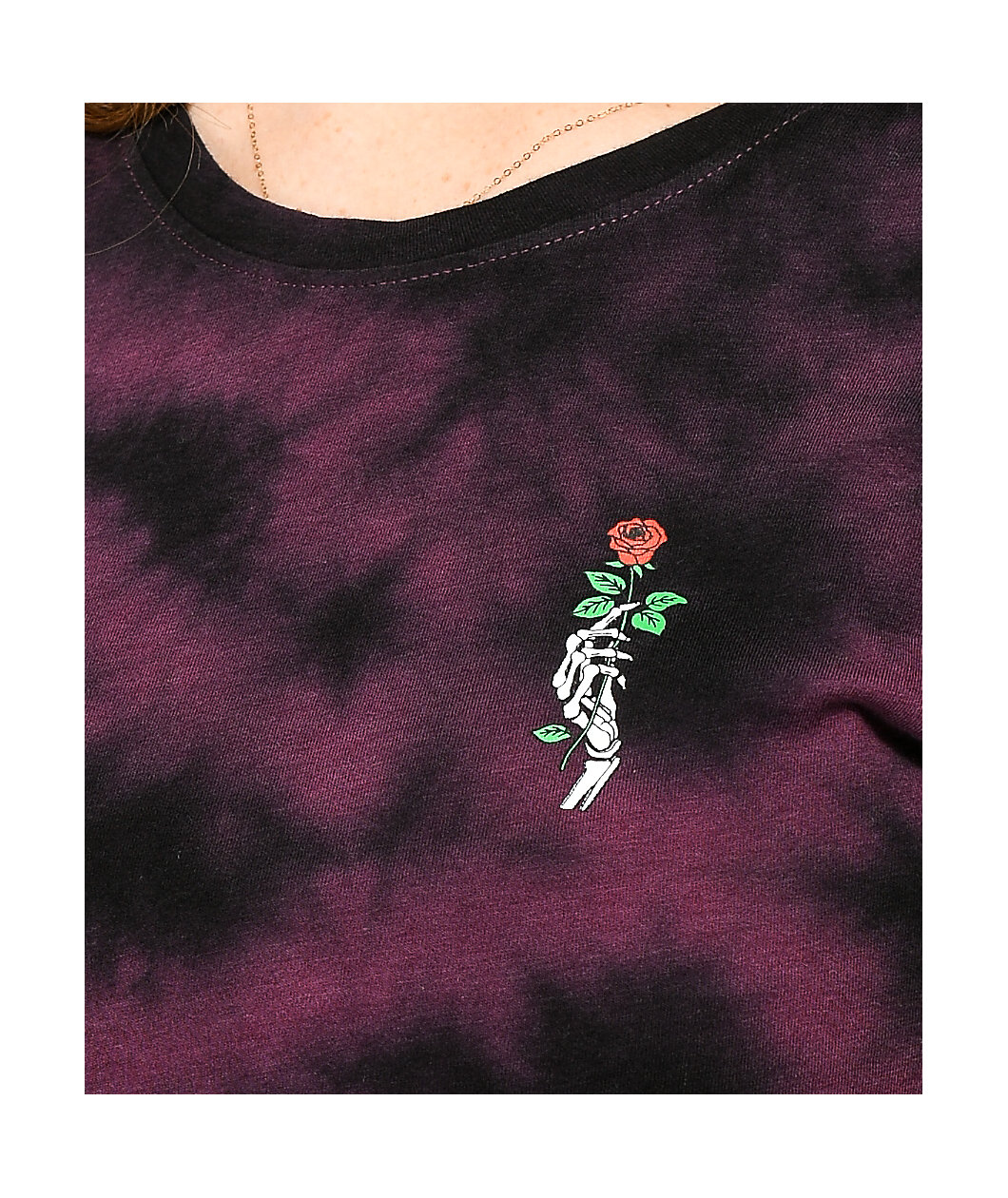 Empyre Yohanna Rose Purple Tie Dye T-Shirt