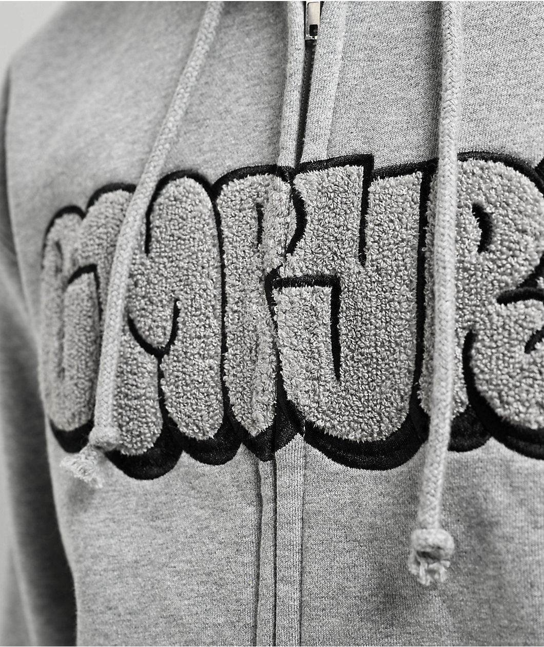 Empyre Yolked Grey Zip Hoodie