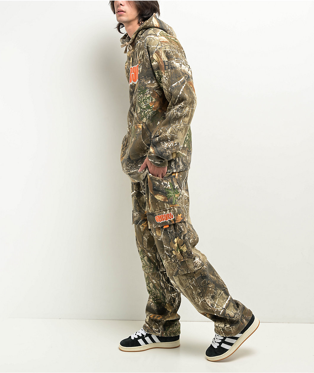 Empyre x Realtree Camo Zip Cargo Sweatpants