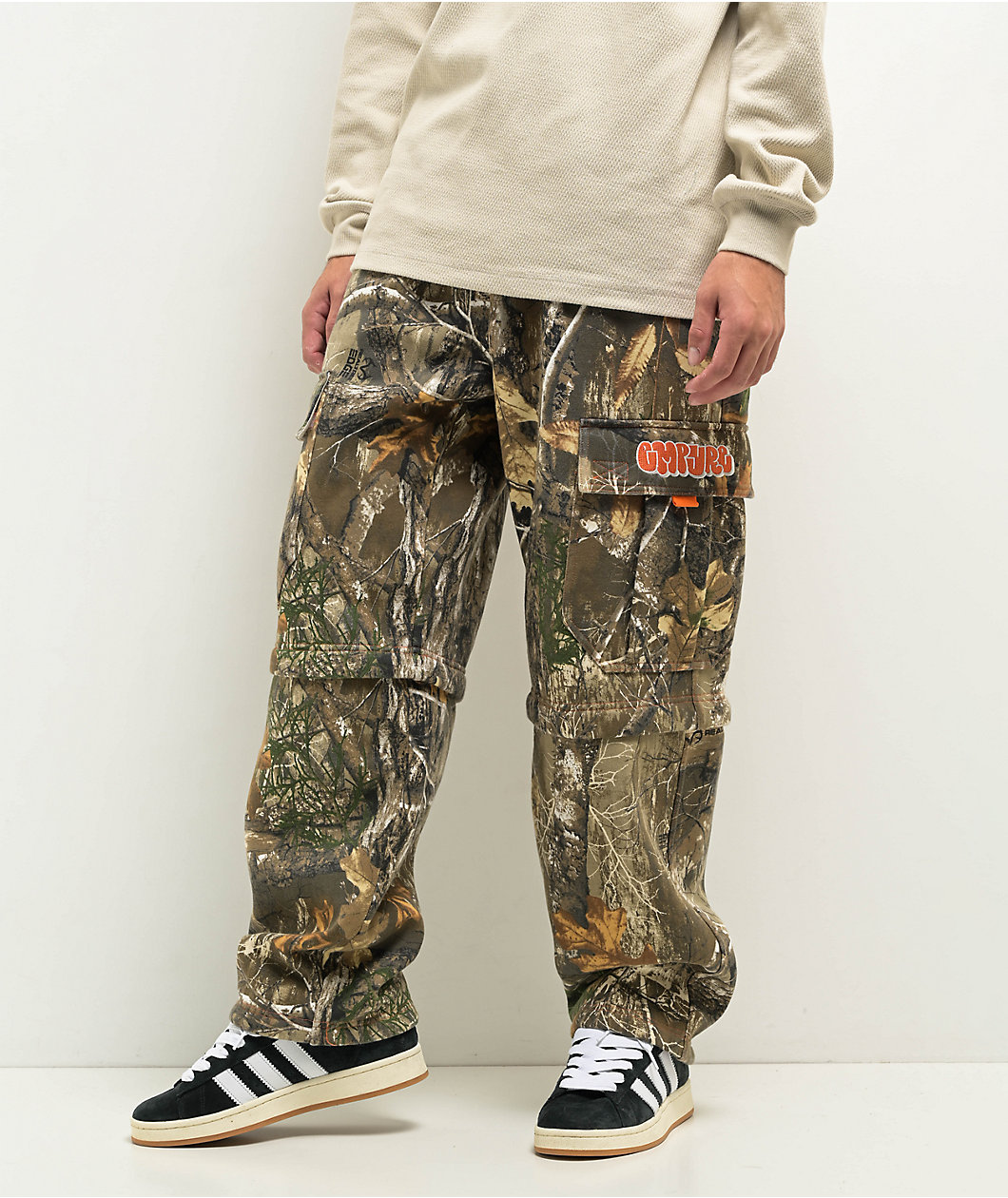 Empyre x Realtree Camo Zip Cargo Sweatpants