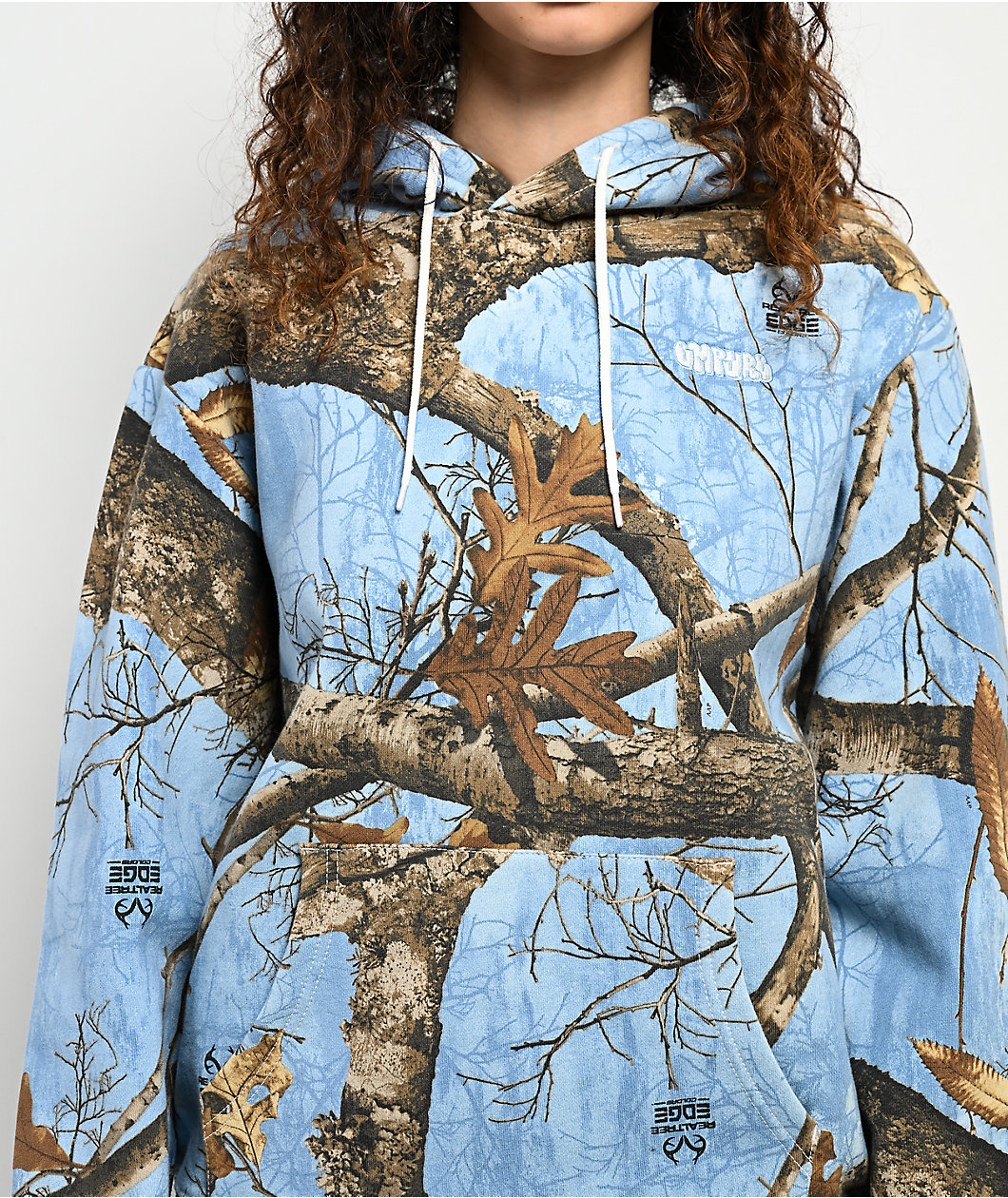 Empyre x Realtree EDGE Colors Blue Camo Boxy Hoodie