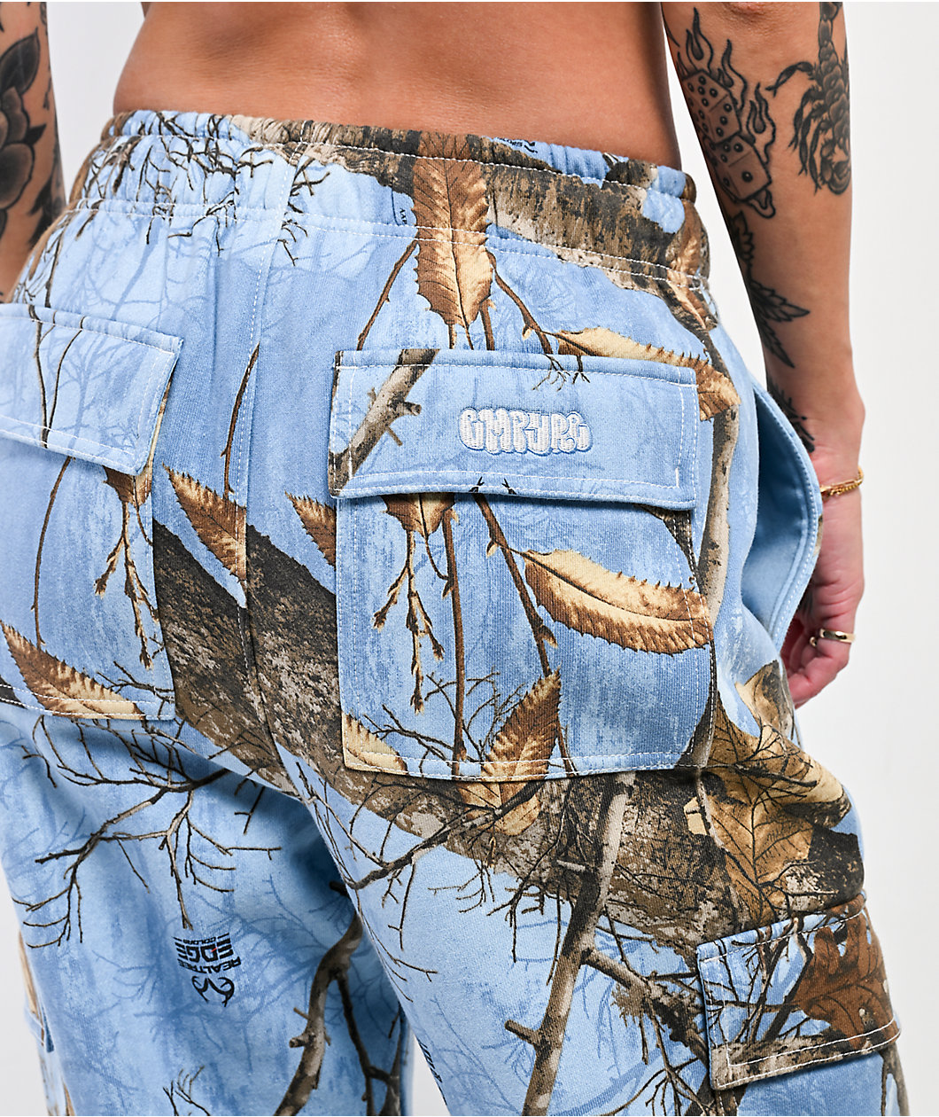 Empyre x Realtree EDGE Colors Blue Cargo Sweatpants