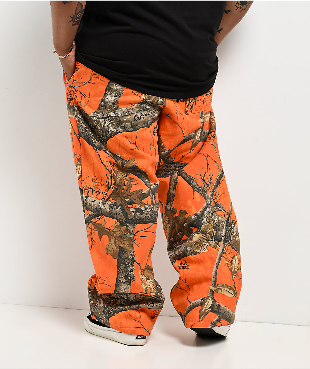 Empyre x Realtree EDGE Colors Orange Camo Baggy Sweatpants