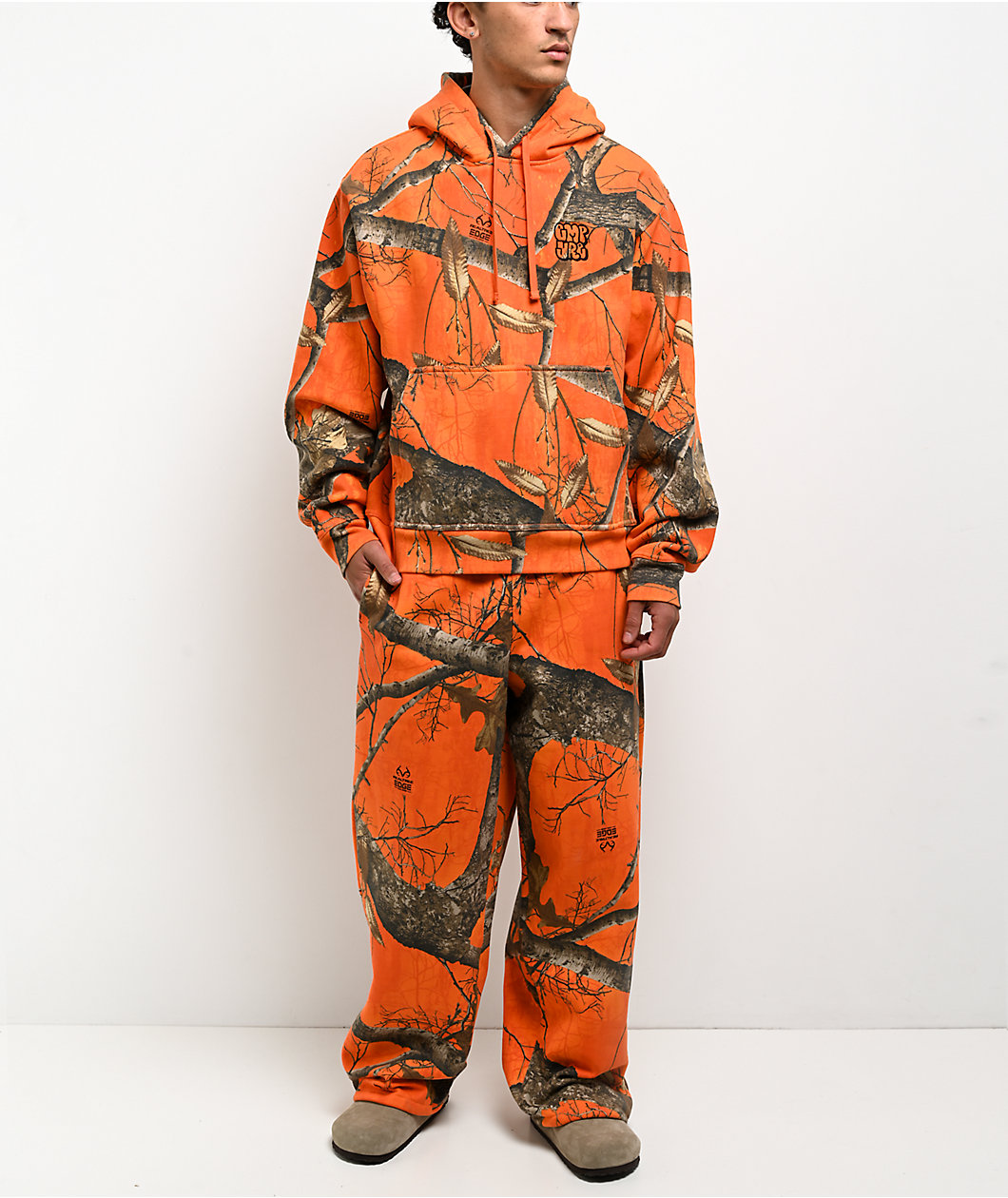 Empyre x Realtree EDGE Colors Orange Camo Boxy Hoodie